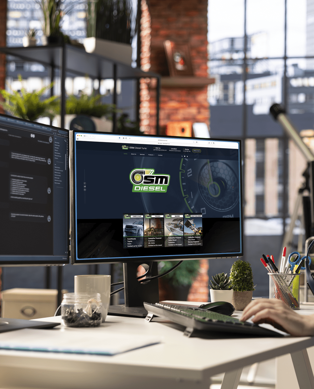 Crank Agency Websites GSM Diesel